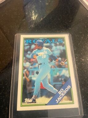 Topps Royals Baseball Card - Light Blue and White